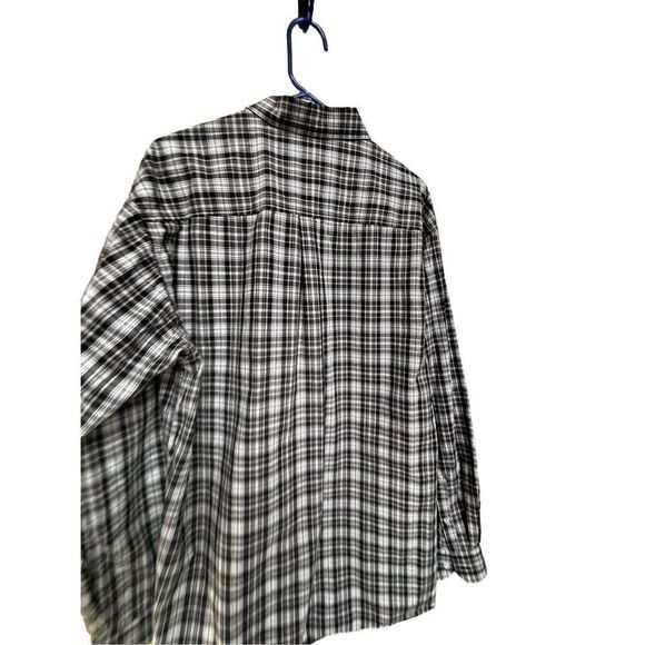 Cinch long sleeve blue plaid shirt size - Picture 6 of 8